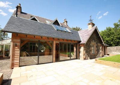 Architect house extension Peebles