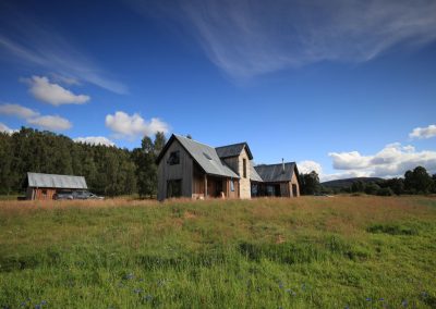 New house wild flower meadow